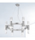 Giro Glass Up & Down Wall Lamp 12 Light Silver Leaf-2