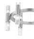 Giro Glass Up & Down Wall Lamp 12 Light Silver Leaf-3