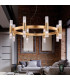 Giro Glass Up & Down Wall Lamp 16 Light Gold Leaf-4