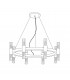 Giro Glass Up & Down Wall Lamp 16 Light Gold Leaf-5
