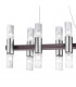Giro Straight Bar Pendant Ceiling Light 16 Light Brunito Brushed-3