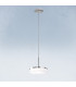 Solis Cylindrical Pendant Ceiling Light Silver Leaf-2