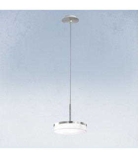 Solis Cylindrical Pendant Ceiling Light Silver Leaf-2