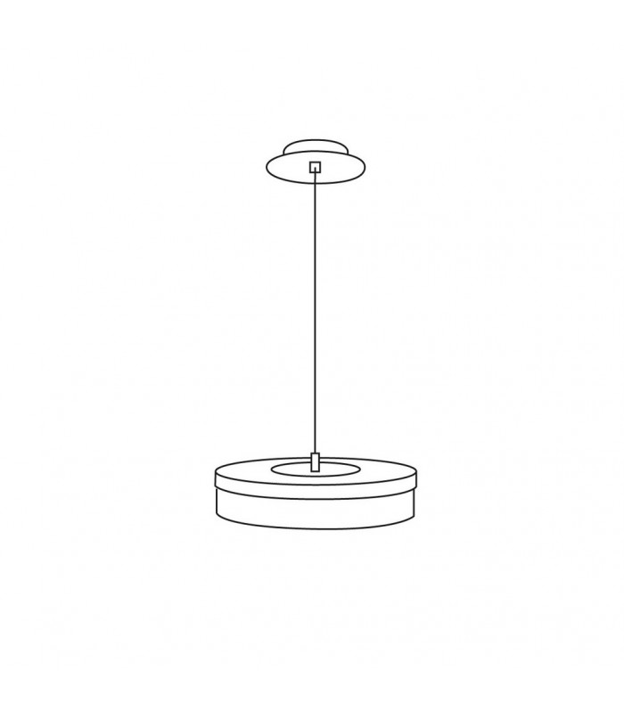 Solis Cylindrical Pendant Ceiling Light Brunito Brushed-4