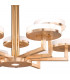 Solis Multi Arm Pendant Ceiling Light 10 Light Gold Leaf-3