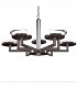 Solis Multi Arm Pendant Ceiling Light 10 Light Brunito Brushed-1