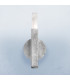 Spigolo Wall Lamp Silver Leaf-2