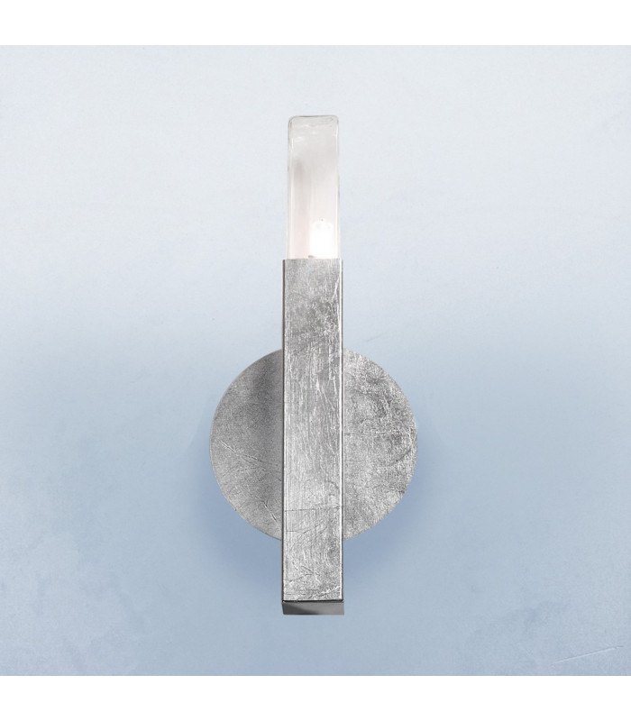 Spigolo Wall Lamp Silver Leaf-2