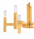 Spigolo Multi Arm Pendant Ceiling Light 6 Light Gold Leaf-3