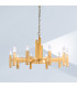 Spigolo Multi Arm Pendant Ceiling Light 10 Light Gold Leaf-2