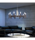 Spigolo Multi Arm Pendant Ceiling Light 10 Light Brunito Brushed-4