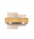 Rettangolo Wall Lamp 2 Light Gold Leaf-1