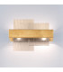 Rettangolo Wall Lamp 2 Light Gold Leaf-2