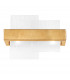 Rettangolo Wall Lamp 2 Light Gold Leaf-1