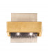 Rettangolo Wall Lamp 2 Light Gold Leaf-1