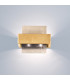 Rettangolo Wall Lamp 2 Light Gold Leaf-2