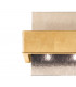 Rettangolo Wall Lamp 2 Light Gold Leaf-3