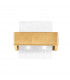 Rettangolo Wall Lamp 2 Light Gold Leaf-1