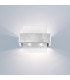 Rettangolo Wall Lamp 2 Light Silver Leaf-2