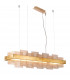 Rettangolo Led Straight Bar Pendant Ceiling Light Gold Leaf-1