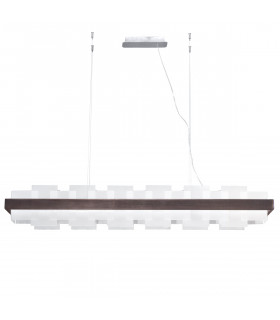 Rettangolo Led Straight Bar Pendant Ceiling Light Brunito Brushed-1