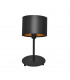 Alba Table Lamp With Round Shade Black Gold 20cm