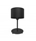 Alba Table Lamp With Round Shade Black 20cm