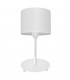 Alba Table Lamp With Round Shade White 20cm