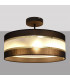 Helen Cylindrical Pendant Ceiling Light Black Gold 40cm-2