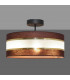 Helen Cylindrical Ceiling Light Brown Gold Black 40cm-3