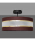 Helen Cylindrical Ceiling Light Brown Gold Black 40cm-6