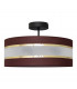 Helen Cylindrical Ceiling Light Brown Gold Black 40cm-7