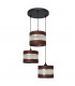 Helen Cluster Pendant Ceiling Light Brown Gold Black 35cm
