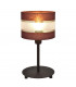 Helen Table Lamp With Round Shade Brown Gold Black 20cm-2