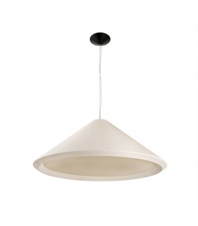 4 Light Large Dome Ceiling Pendant Ivory, E27 - 1