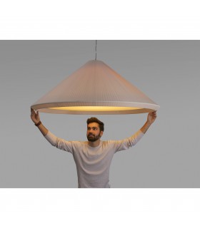 4 Light Large Dome Ceiling Pendant Ivory, E27 - 2