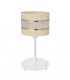 Helen Table Lamp With Round Shade Ecru Gold White 20cm