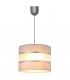 Helen Cylindrical Pendant Ceiling Light Grey Silver 20cm-2
