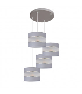 Helen Spotlight Clusters Grey Silver 35cm