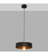 Babilon Cylindrical Pendant Ceiling Light Black Rose Gold 30cm-4