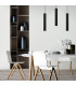 Tuba Straight Bar Pendant Ceiling Light Black 60cm-4