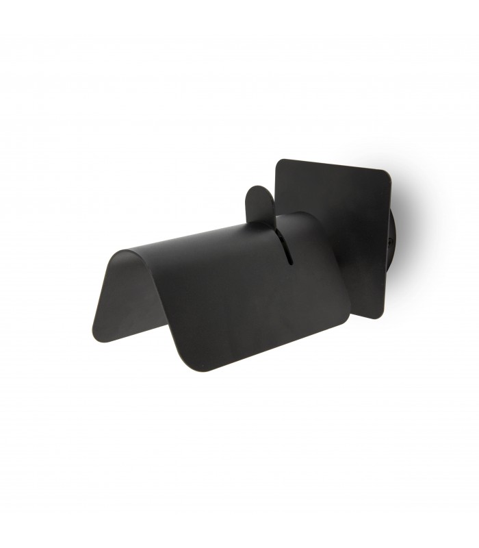 Adjustable 1 Light Indoor Wall Light Black, E27 - 1