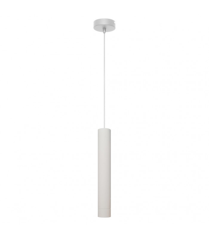 Tuba Slim Pendant Ceiling Light White 10cm-1