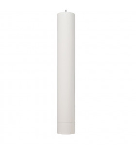 Tuba Slim Pendant Ceiling Light White 10cm-2