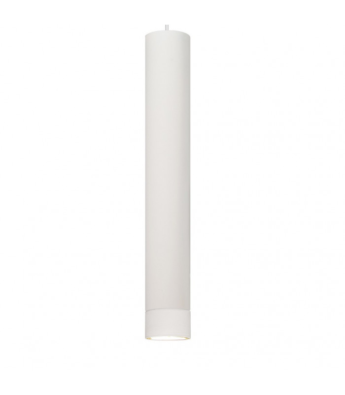 Tuba Slim Pendant Ceiling Light White 10cm-3