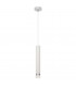 Tuba Slim Pendant Ceiling Light White Chrome 10cm-1