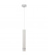 Tuba Slim Pendant Ceiling Light White Chrome 10cm-3