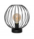 Mercure Table Lamp Black 30cm