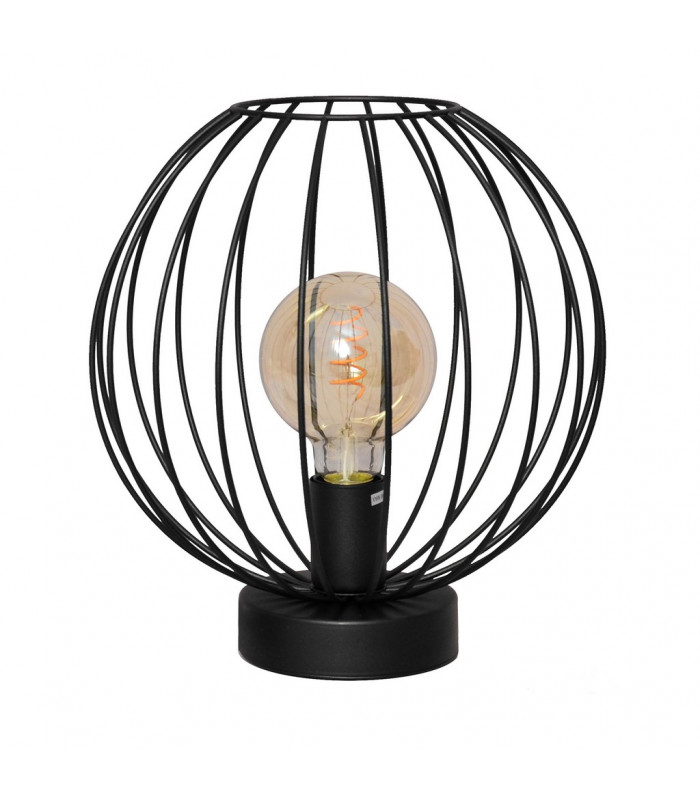 Mercure Table Lamp Black 30cm