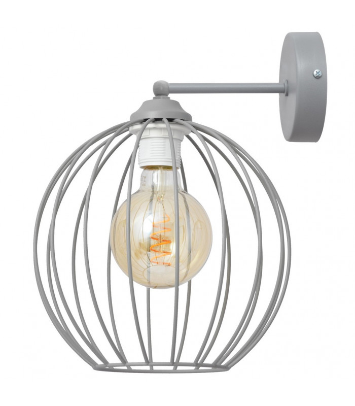 Mercure Wall Lamp Grey 26cm